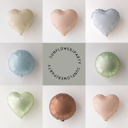 18寸爱心铝膜气球韩国ins风