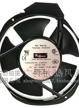 全新正品HOFFMAN A-6AXFN A-6AXFN2 115V/230V 17238机柜散热风扇