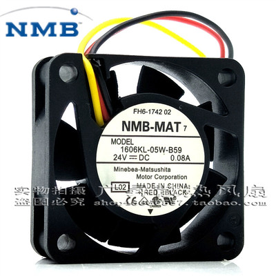 1606KL-05W-B59/B50全新原装NMB 4015 DC24V 0.08A发那科风扇风机