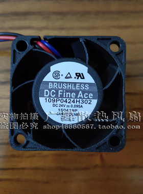 109P0424H302 原装日本三洋Sanyo 24V 0.095A 40*28mm 变频器风扇