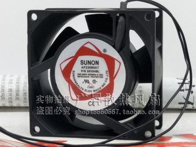 SUNON/建准 SF AF23080AT 2083HBL/HSL 220V 8038交流散热风扇8cm