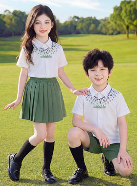 六一儿童合唱朗诵表演服夏季班服小学生校服幼儿园园服毕业演出服