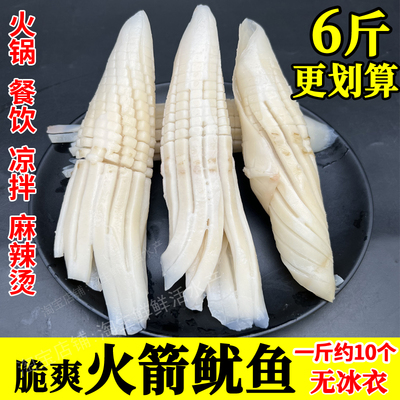 火箭鱿鱼冷冻火锅烧烤食材商用