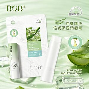 BOB芦荟精华滋润护润唇膏补水滋养呵护水润保湿修护倍润淡唇纹
