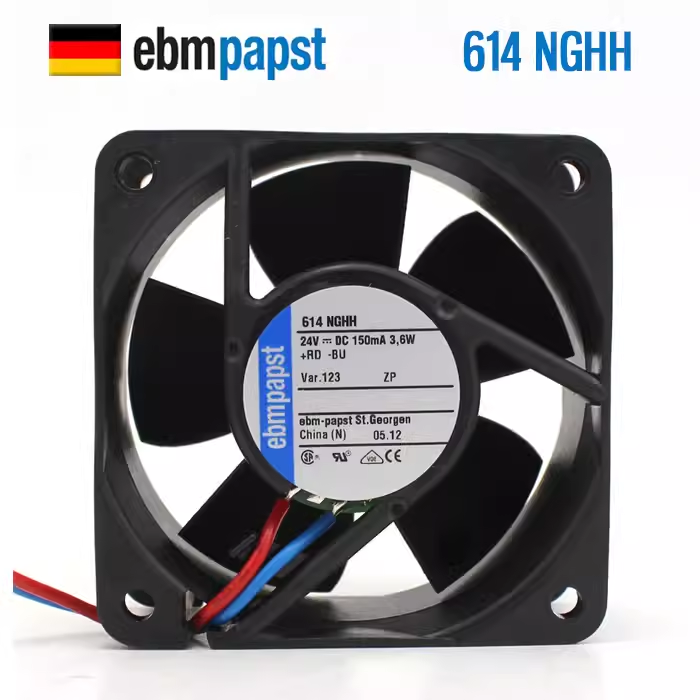 614NHHR 614NGHH 全新德国风机 3.0W 24V 变频器散热风扇