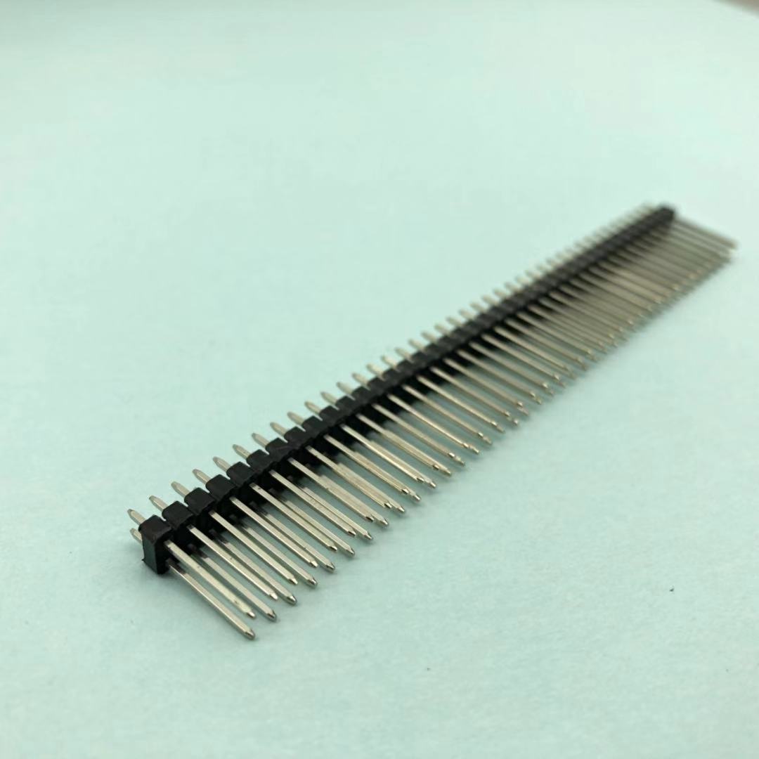 双排 长排针 铜排针 间距2.54 2*40P 针长17mm 双排排针