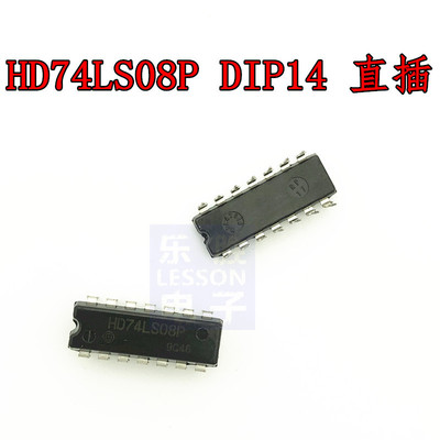 74LS08 HD74LS08P 四路2 输入正与门 直插DIP14 芯片