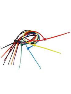 厂标4x200红色黄色蓝色绿色绑带 彩色扎带尼龙卡扣收纳促销推荐