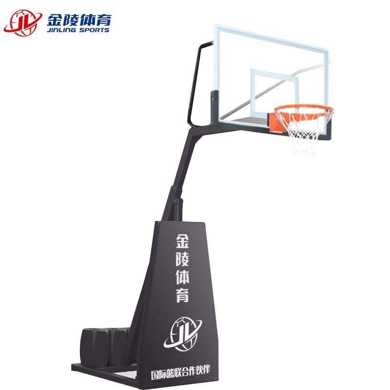 JINLING金陵体育篮球架 青少年室内户外可升降移动式篮球架QSJ-2