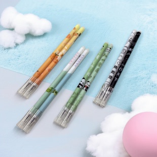 中小学生创意罚抄笔学生罚写神器黑色中性笔情侣双写笔懒人抄写笔