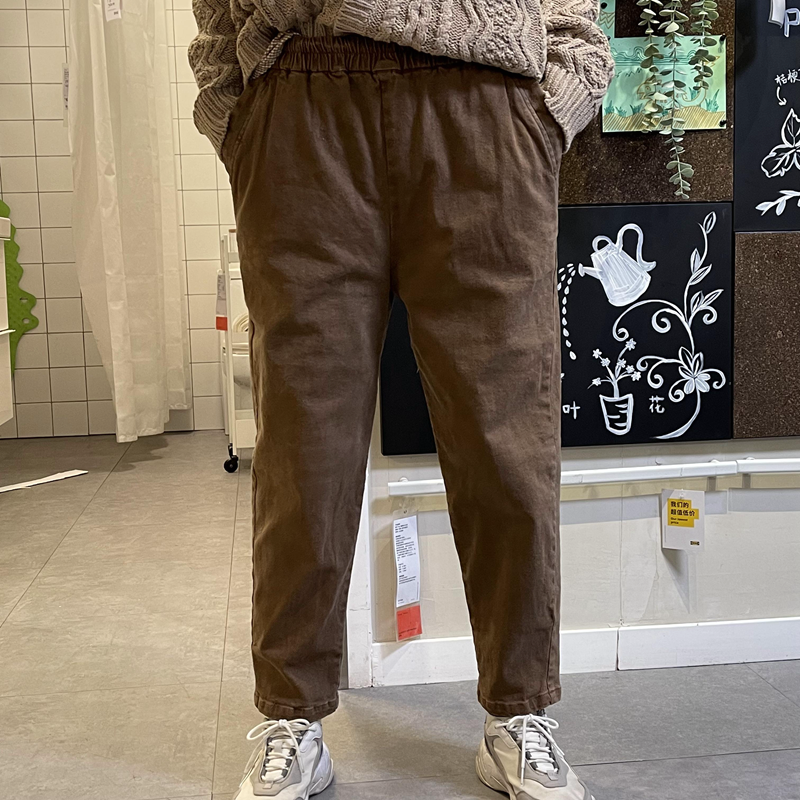 水洗长裤新款帅气口袋裤子