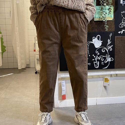 水洗长裤新款帅气口袋裤子