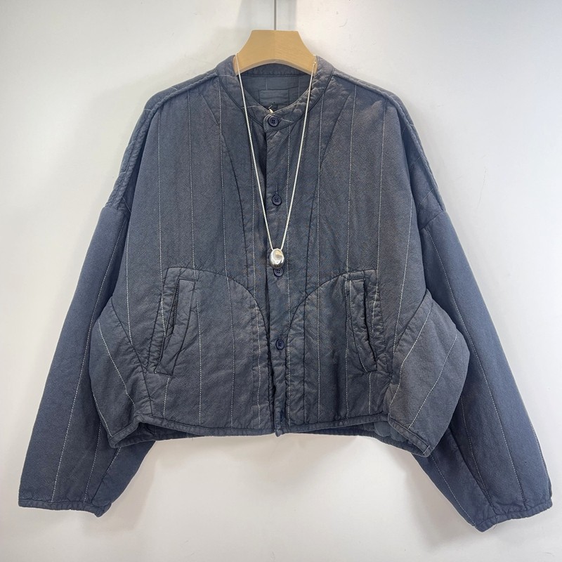 简约风条纹棉服外套大码立领单排扣前短后长宽松棉袄,女装/女士精品,棉衣/棉服,淘宝优惠券,粉丝福利购,淘宝优惠卷