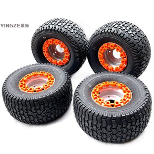 DIY四轮电动摩托卡丁车沙滩车配件13X6.50-6寸草坪轮胎轮毂装饰盖