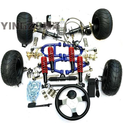 前悬挂转向轴传动差速6寸后桥