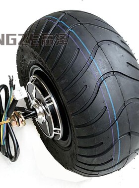 改装电动哈雷滑板车48V/60V800W无刷电机轮毂配13X6.50-6寸轮胎