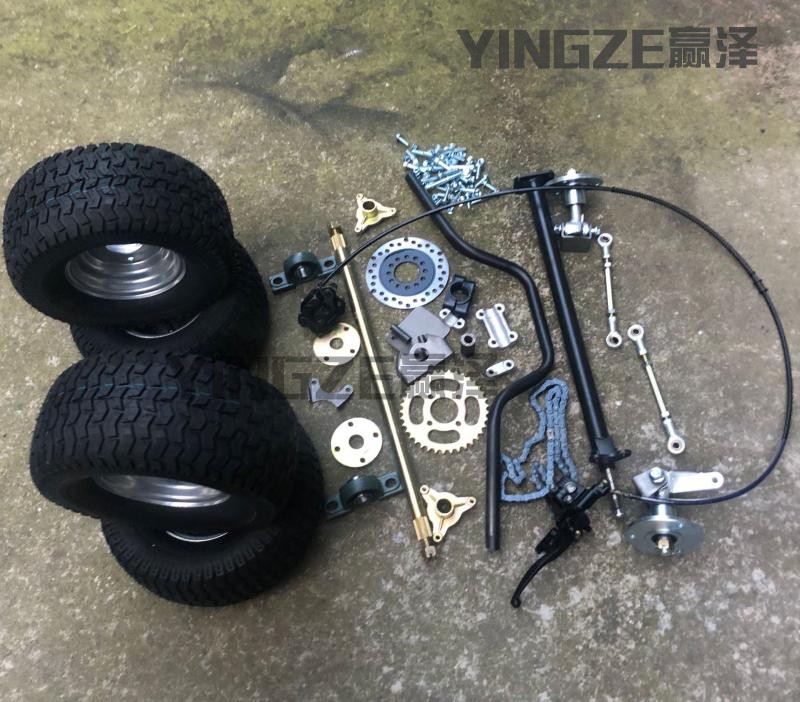 DIY改装前轴后桥6寸电动摩托