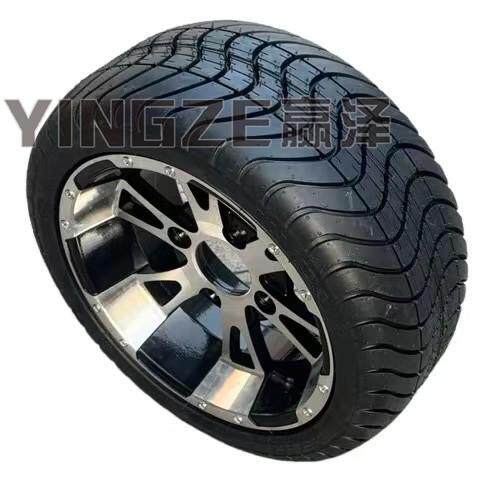 自制改装四轮摩托卡丁车沙滩车215/35-12寸刀锋轮毂扁平公路轮胎