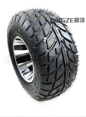 自制四轮沙滩车卡丁车21X7-10 20X10-10寸真空轮胎公路胎铝轮毂