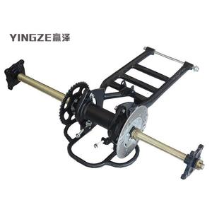 三轮摩托车改装四轮卡丁车沙滩车后桥悬挂后轴加长后平叉81cm长