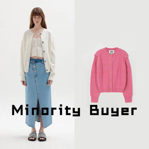 售完无补Minority买手店 EENK 孔孝真同款可拆卸袖子针织开衫外套