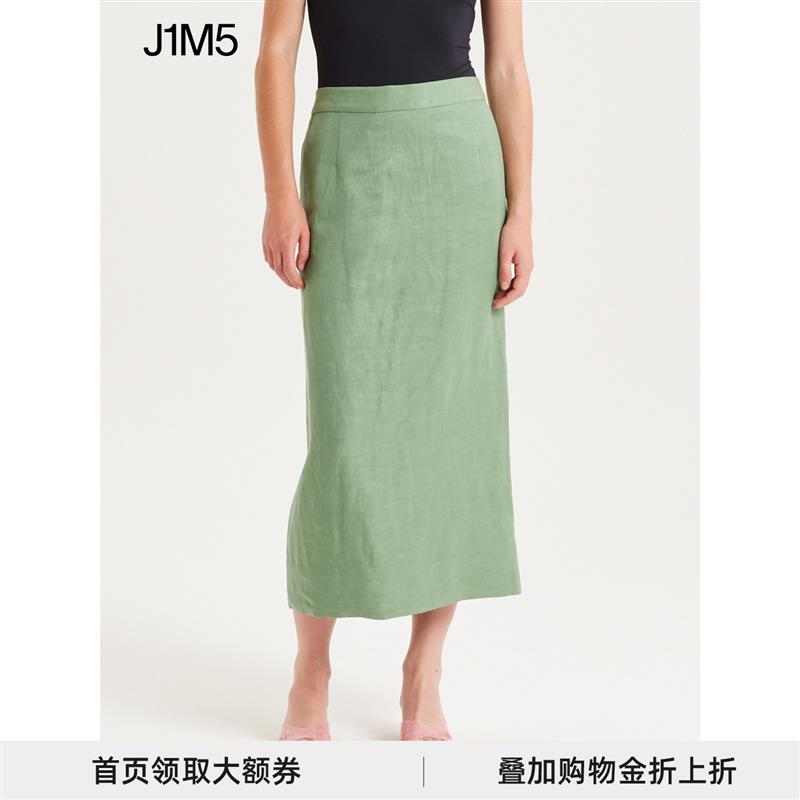 J1M5买手店 SAMUEL GUI YANG 23春夏一片式天丝长裙新中式女