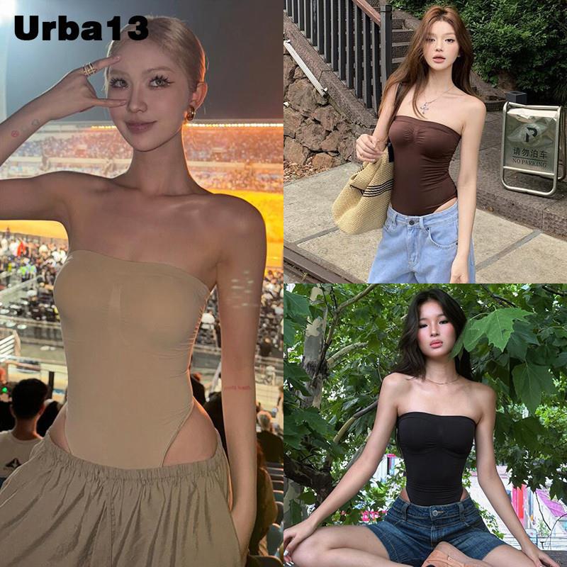 Urba13买手店正品现货SKIMS连身衣抹胸弹力外穿丁字裤无痕塑身衣