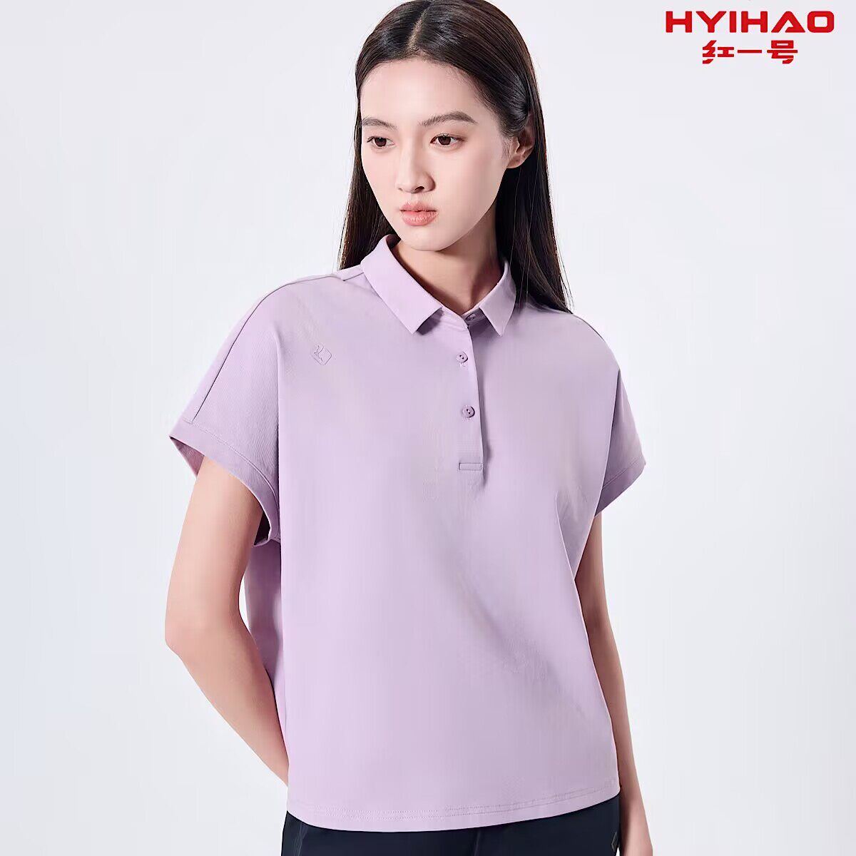 红一号经典半袖polo衫50037女夏季透气百搭运动翻领休闲短袖上衣
