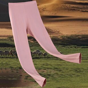 如锦莫代尔薄款秋裤女驼绒蛋白加长护膝260克保暖打底高弹线裤422