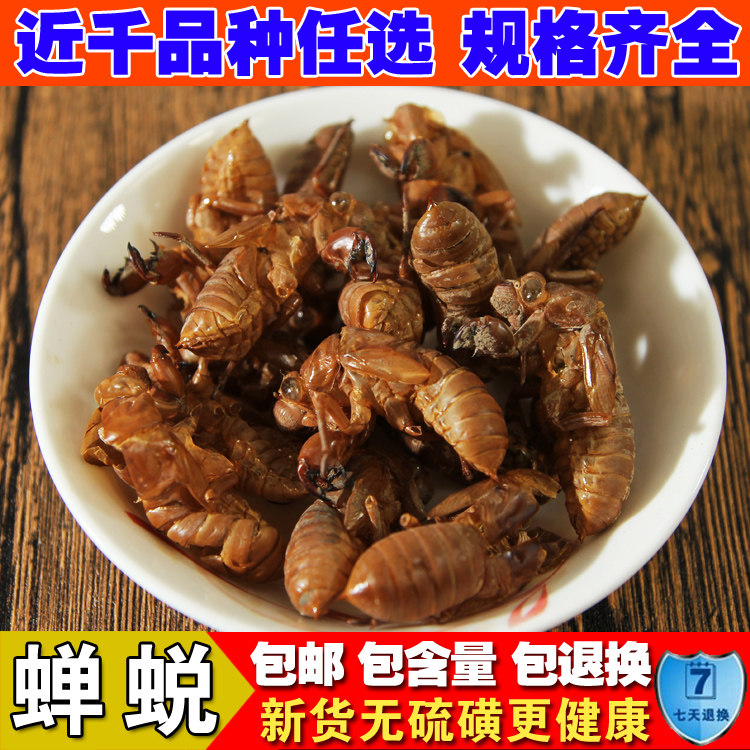 新货蝉蜕250克 无硫 水洗 蝉蜕 虫蜕 蝉衣  知了皮