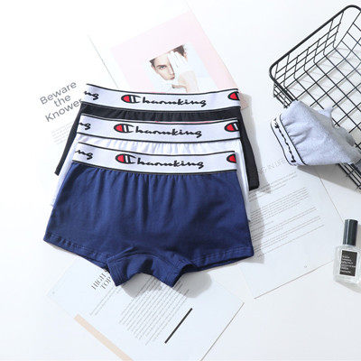 Cartoon Printed les neutral Boxer Female models pure cotton Broadside triangle Underwear motion Large Leggingsin the Lingerie/Men's underwear/Tracksuit , Briefs  category - from Buy2taobao.com to provide professional Taobao agent buy service