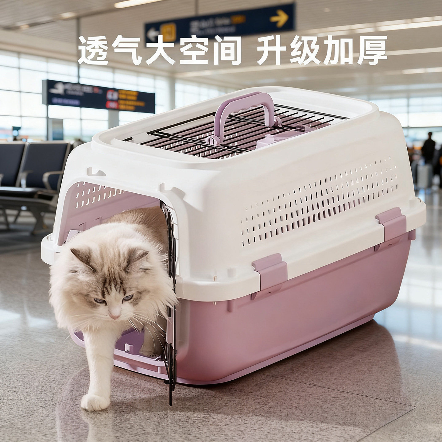 宠物航空箱猫咪专用托运箱便携笼子大号手提外出车载小型狗笼用品