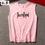 Biebo cùng một đoạn punk phong cách áo thun không tay nam cotton lỏng và nam thể dục giải trí thể thao vest vest mồ hôi - Lót áo lót thể thao