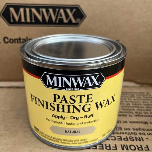 Minwax进口家具抛光蜡硬质固体蜡木蜡油木漆修复翻新维养护蜡透明