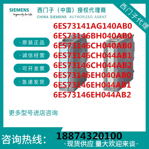 西门子6ES73146BH04PLC