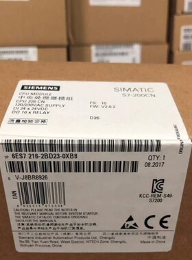 西门子小型可编程PLC200CN模块212/214/216/6ES72162BD230XB8现货
