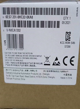 200CN模拟量PLC模块6ES72310HC22/0HF22/7PB22/7PC22/7PD220XA0