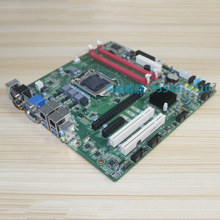 全新 研威atx工业主板 1155针脚工控主板matx-581 支持i3/i5/i7