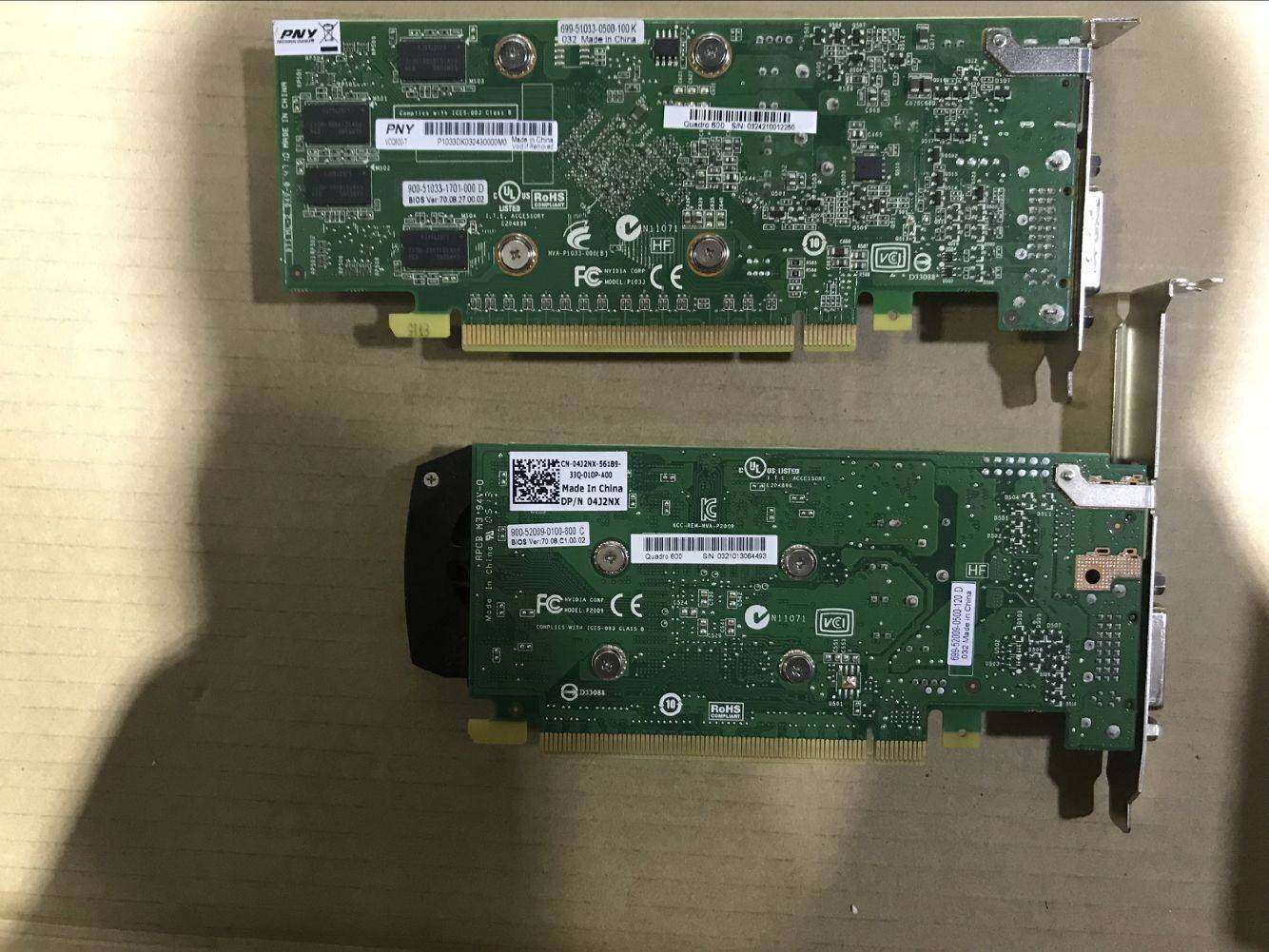 原装quadro 600 1gb显卡 q600显卡 图形显卡k620 k2000