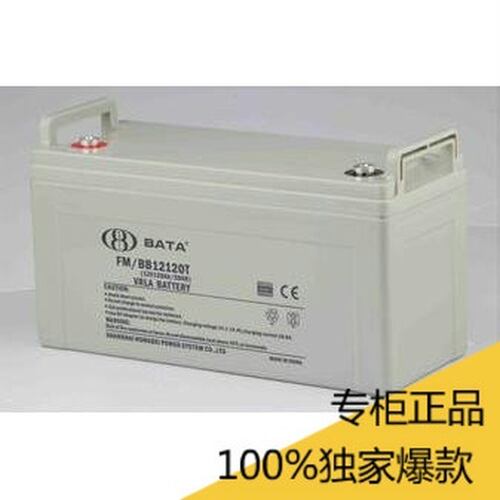 鸿贝蓄电池FM/BB12120T铅酸免维护蓄电池BATA12V120AH UPS直流屏