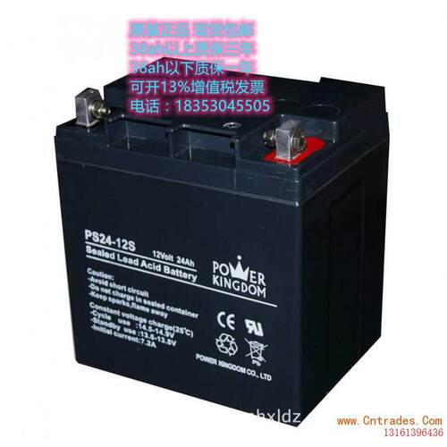 POERKINGDOM/三力豫光蓄电池 PS24-12S 消防/12V24AH/UPS应急电源