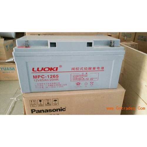 LUOKI洛奇蓄电池MPC-1265 12V6H铅酸免维护工业储能电瓶