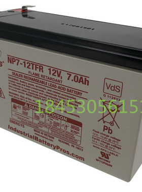 genesis蓄电池 NP7-12TFR 12V7AH 免维护铅酸 电瓶