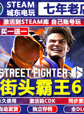 街头霸王6游戏STEAM激活码CDKEY全DLC入库全球国区Street Fighter