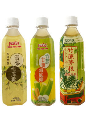 鸿福堂竹蔗茅根植物饮品港式凉茶