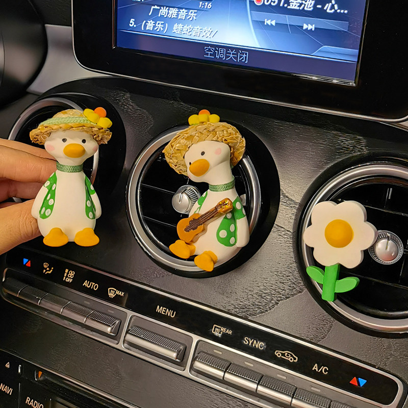 车载空调出风口香薰加油鸭扩香石汽车持久淡香可爱车内饰品摆件女,汽车用品/电子/清洗/改装,摆件,淘宝优惠券,粉丝福利购,淘宝优惠卷