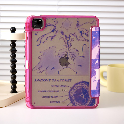 紫色天使苹果ipad11保护套