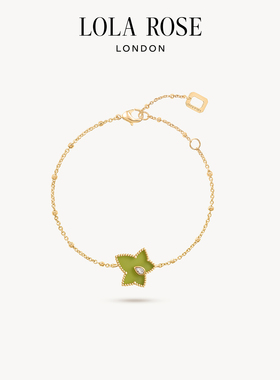 Lola Rose罗拉玫瑰常青藤绿色手链女款小众轻奢时尚生日礼物