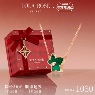 爆款 Rose罗拉玫瑰常青藤项链女新款 小众520情人节礼物 Lola