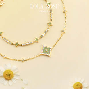 Lola Rose罗拉玫瑰串珠闪星叠戴手链女高级小众生日礼物